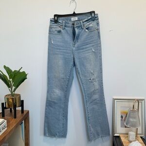 Pistola light wash distressed jeans size 27